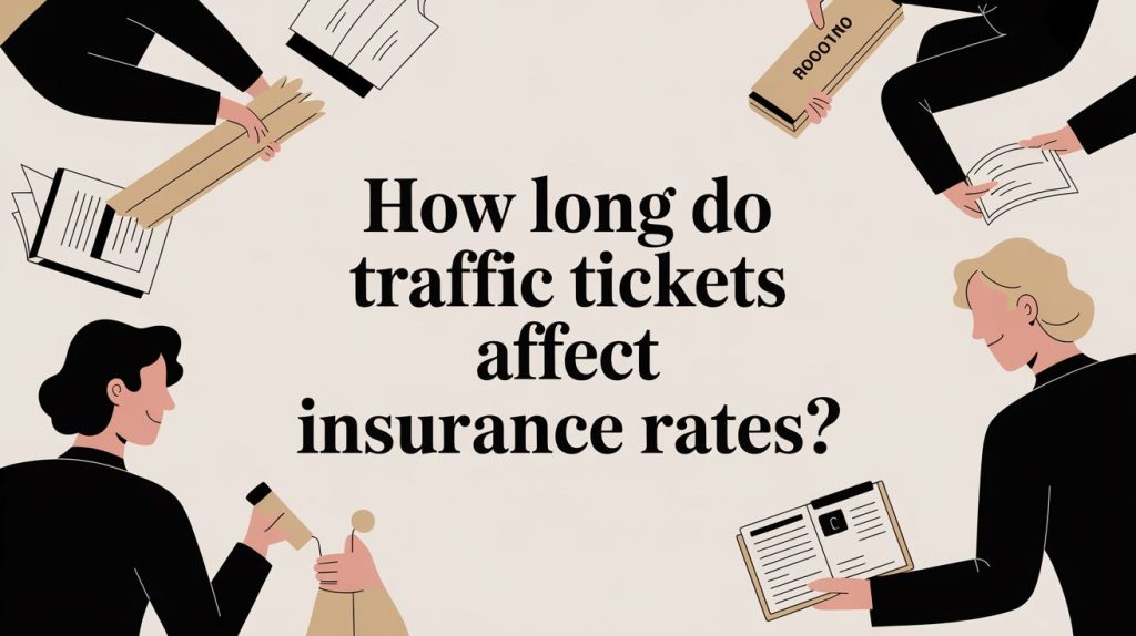 how long do traffic tickets affect insurance insurance impact