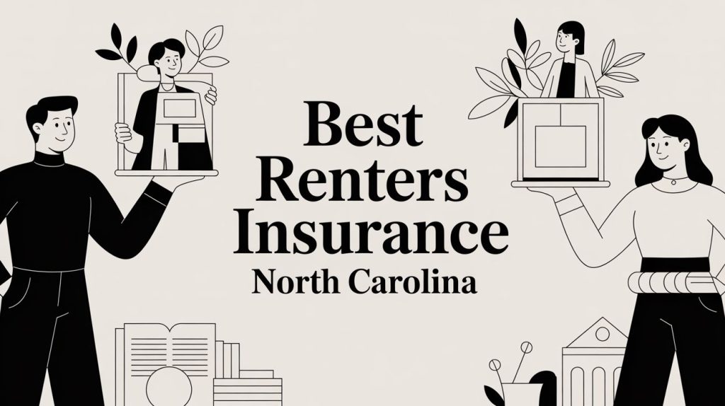 best renters insurance north carolina digital illustration