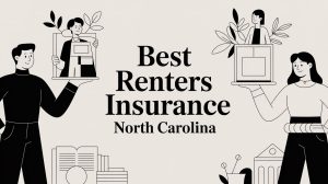 best renters insurance north carolina digital illustration