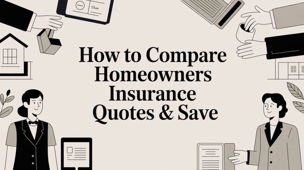 how to compare homeowners insurance quotes insurance comparison