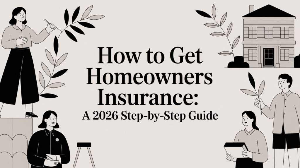 how to get homeowners insurance guide cover